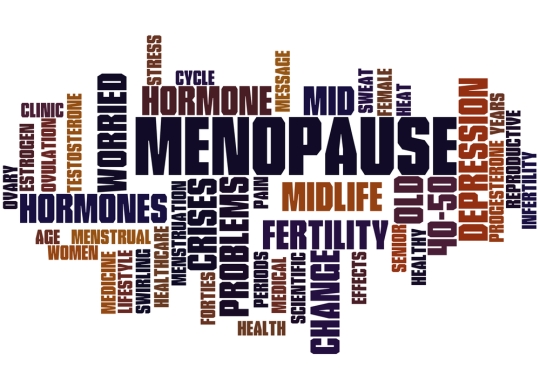 Menopause, word cloud concept 8